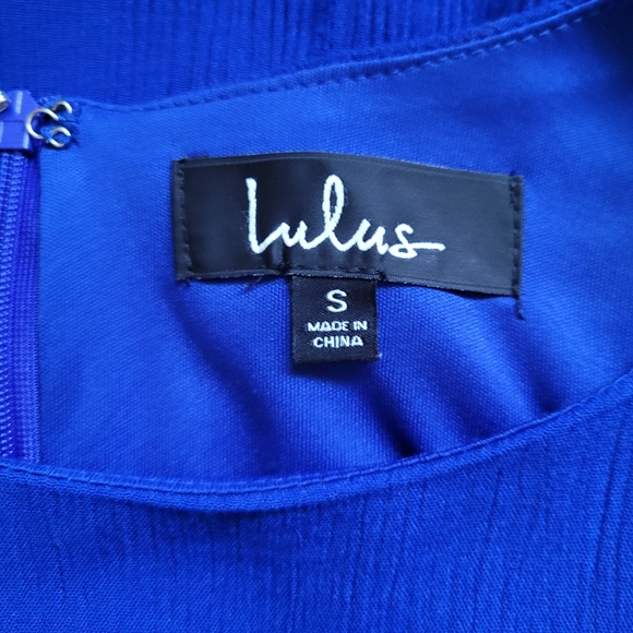 Perfect Time Royal Blue Shift Dress from Lulu's Size Small - Picture 6 of 6